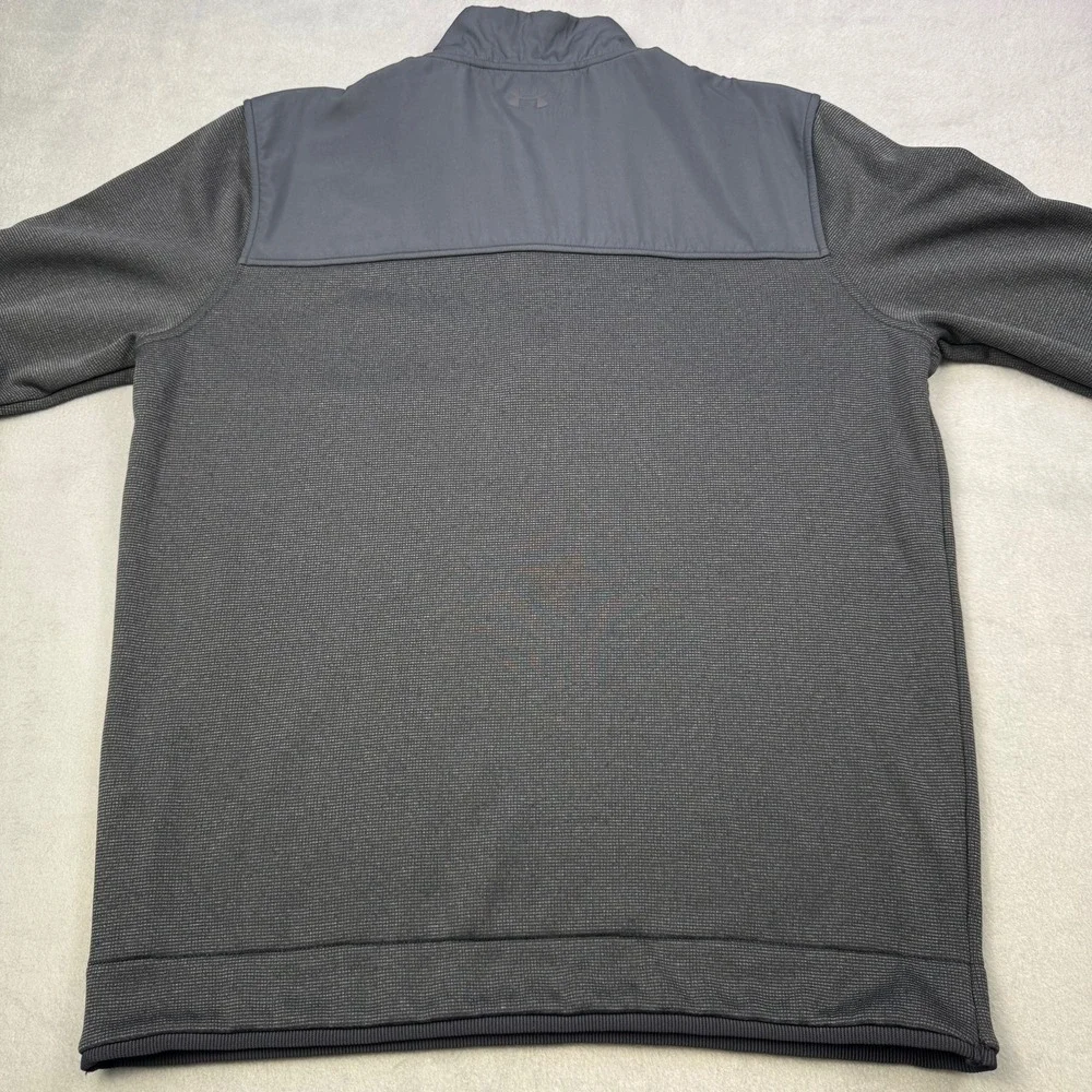 Under Armour Golf Sweatshirt Mens Large Gray 1/4 Zip ColdGear Tequila Cazadores